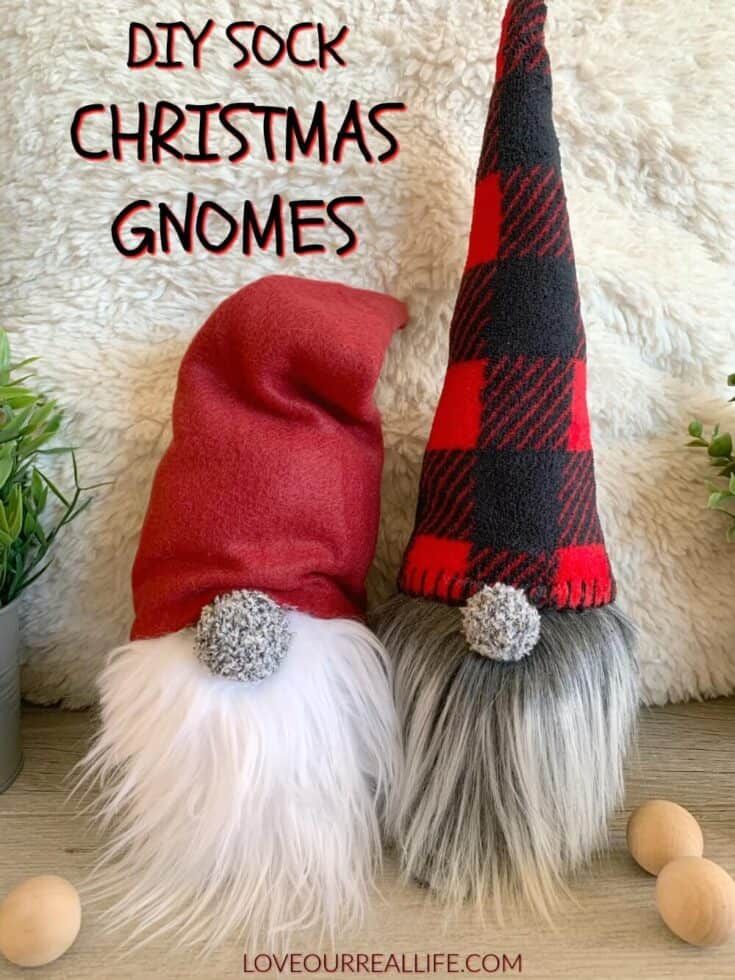 How to Make Christmas Gnomes: Sew and No Sew (Sock) Instructions ? Love Our Real Life -   22 diy Projects christmas ideas