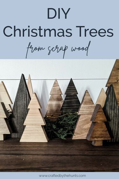 How to Make DIY Wood Christmas Trees -   22 diy Projects christmas ideas
