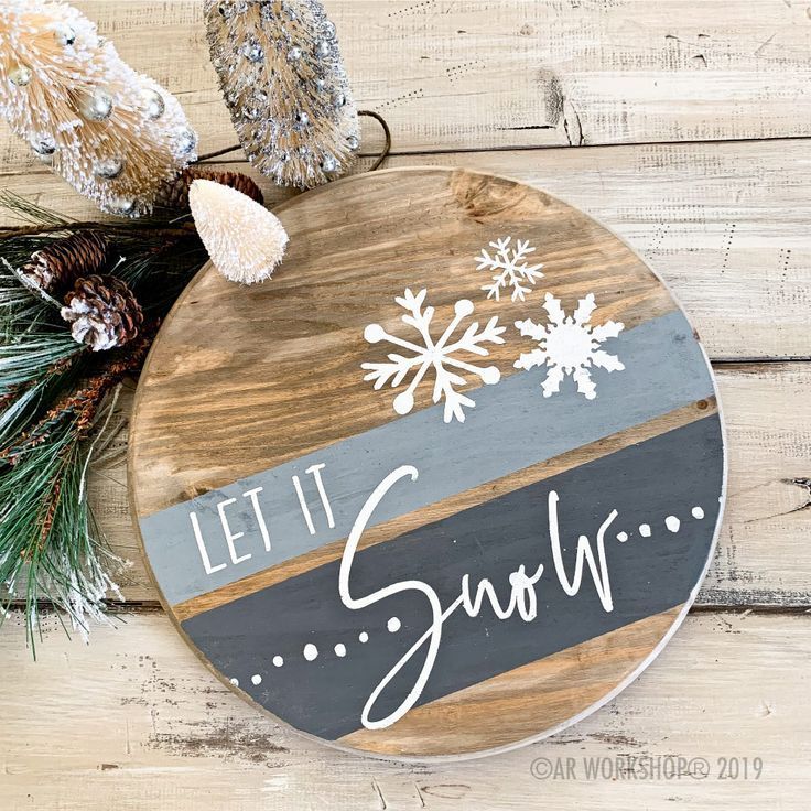 Round Wood Projects, DIY Christmas Projects -   22 diy Projects christmas ideas