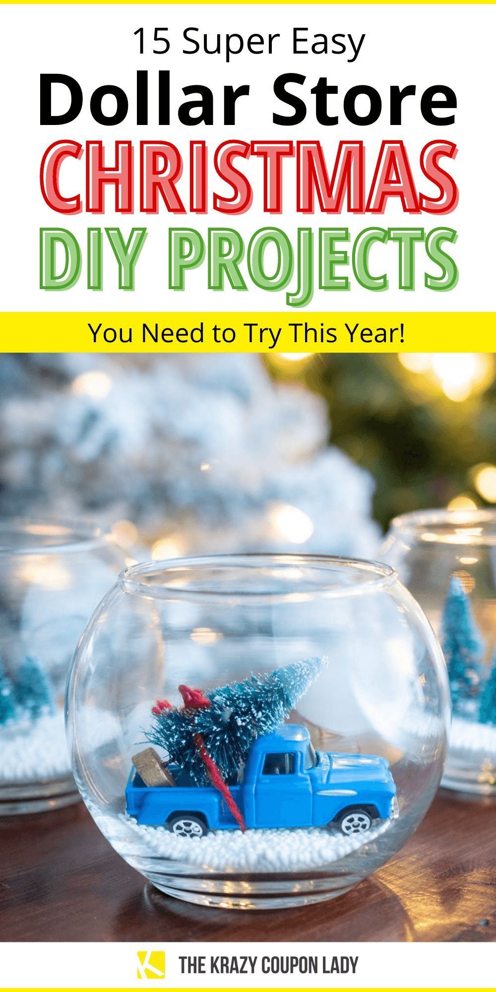 15 Dollar Store Christmas DIY Projects Anyone Can Do -   22 diy Projects christmas ideas