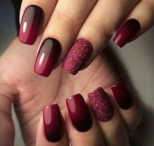 acrylic nails -   7 beauty Nails maroon ideas