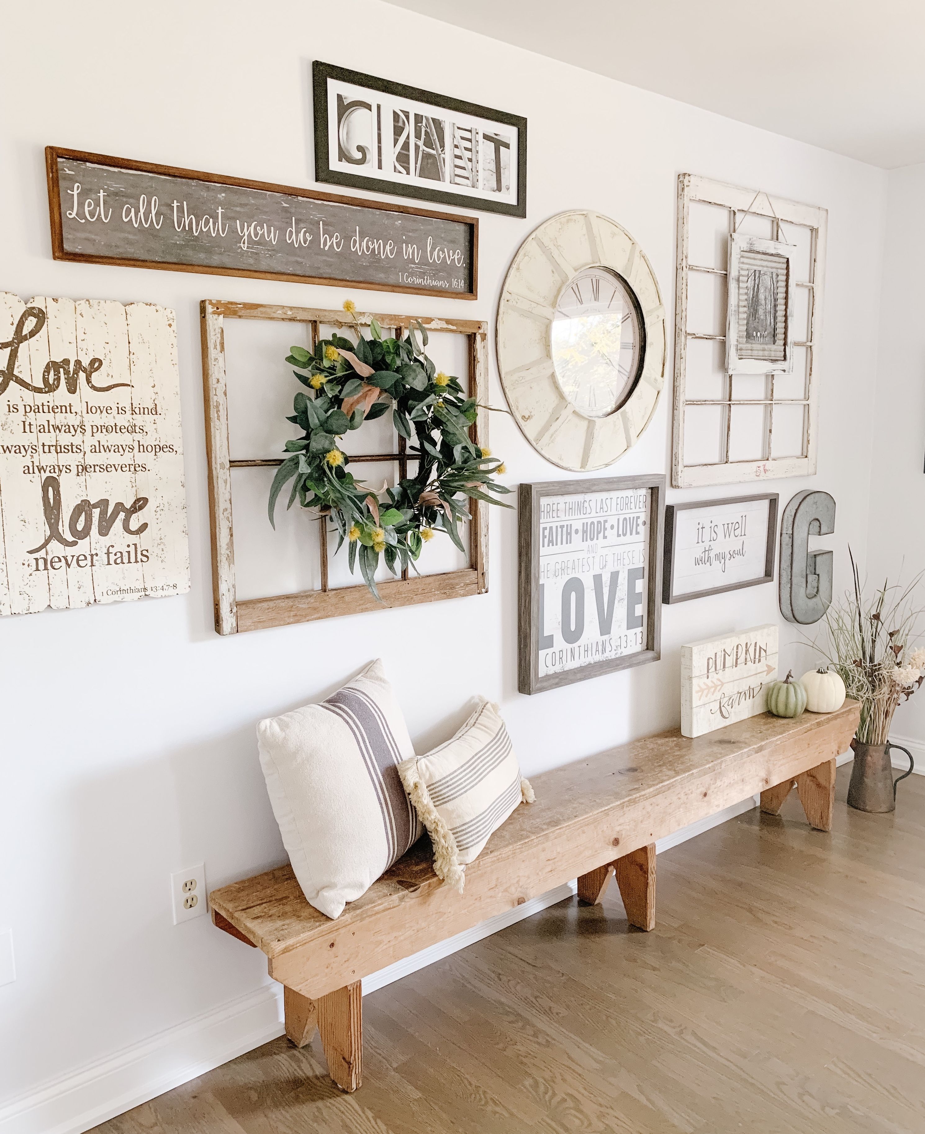 Gallery Wall -   14 farmhouse living room wall decorations ideas
