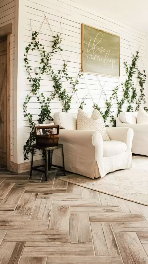 Attractive Indoor Vine Wall Decor -   16 home decoration ideas