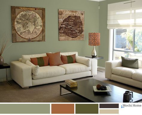 16 sage green living room color scheme ideas