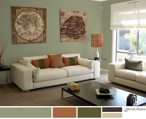 Color Study: Sage Green Living Room Ideas -   16 sage green living room color scheme ideas