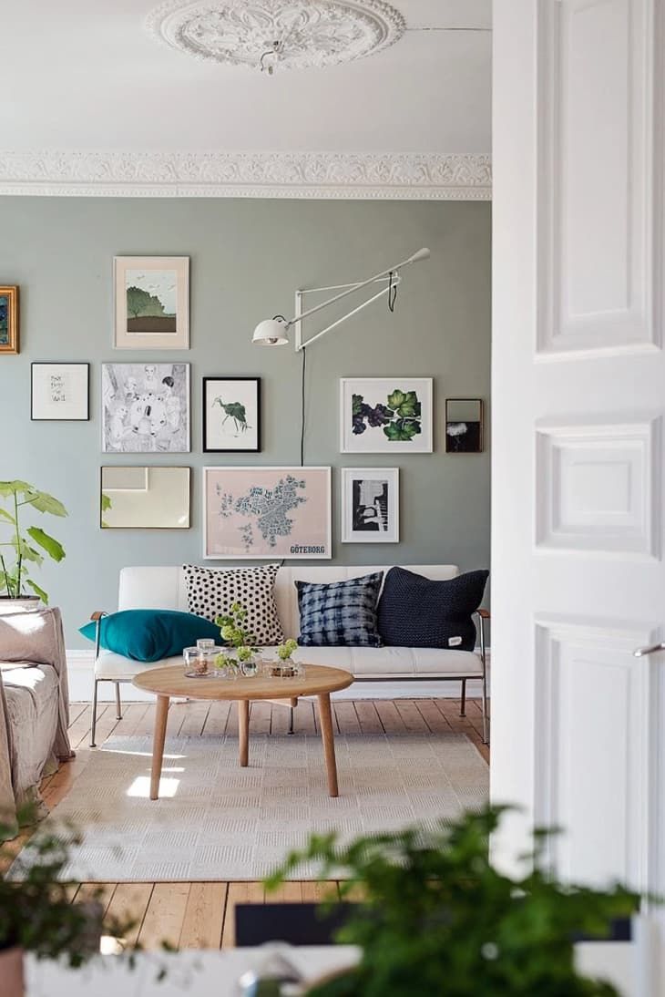 According to Pinterest, This Shade is 2018's New Neutral -   16 sage green living room color scheme ideas