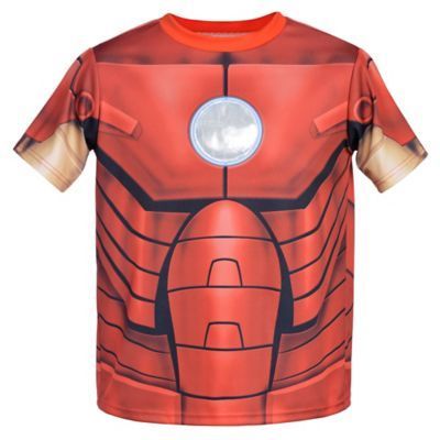 Kids Child Iron Man T-Shirt Size L/XL Halloween Costume red -   17 disguise a turkey project boy iron man ideas