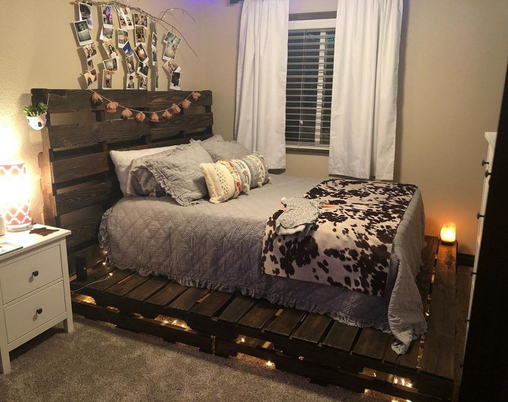 50+ Adorable Pallet Bed Ideas You Will Love - Crafome -   17 diy Bed Frame for teens ideas