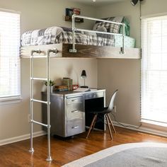 DIY Loft bed for boy's room -   17 diy Bed Frame for teens ideas