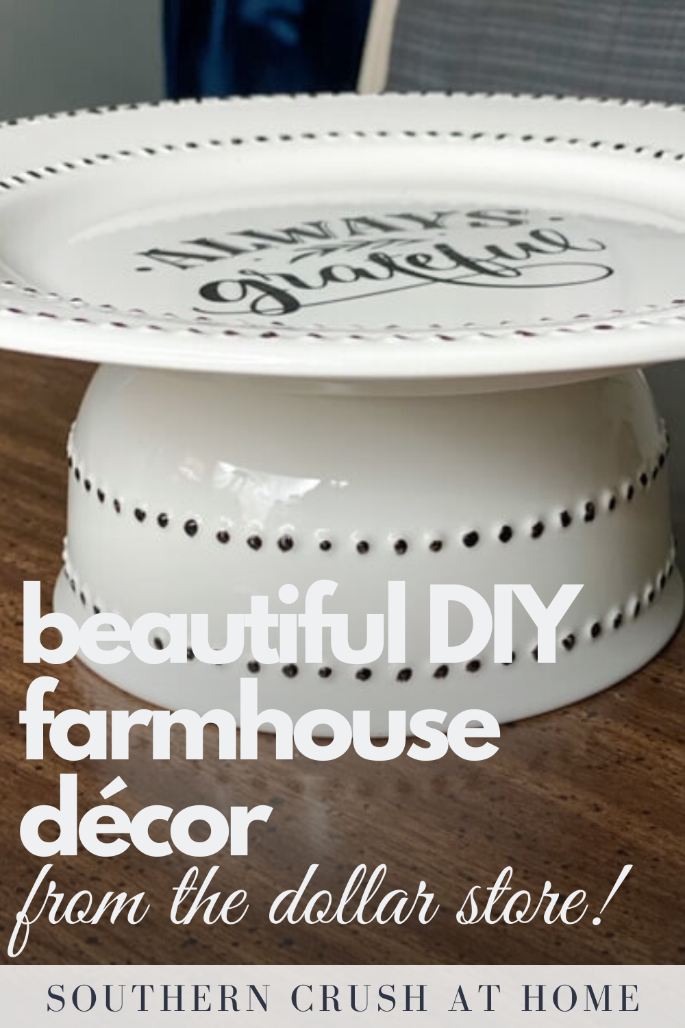 Make your own DIY farmhouse d?cor with items from the Dollar Store! | Southern Crush at Home -   17 diy christmas decorations dollar store farmhouse ideas