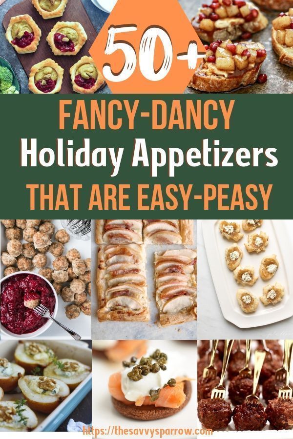 50+ Elegant Holiday Appetizers that are Actually Easy to Make -   17 thanksgiving appetizers make ahead ideas