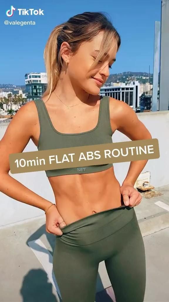 10 min FLAT ABS ROUTINE -   17 workouts for flat stomach in 1 week ideas