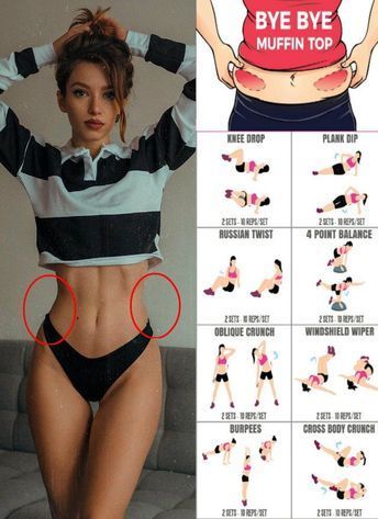 How To Lose a Muffin Top & Belly Fat Fast With This 6 Exercise Workout - GymGuider.com -   17 workouts for flat stomach in 1 week ideas