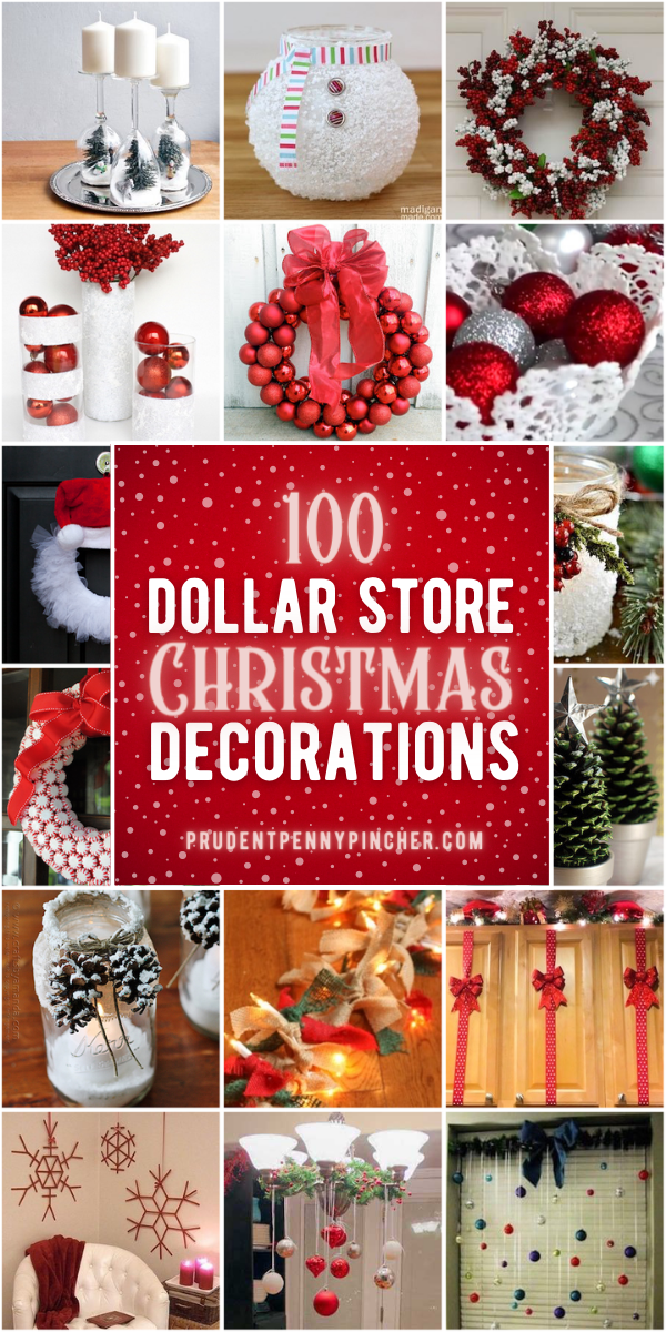100 DIY Dollar Store Christmas Decor Ideas -   18 diy christmas decorations dollar tree simple ideas