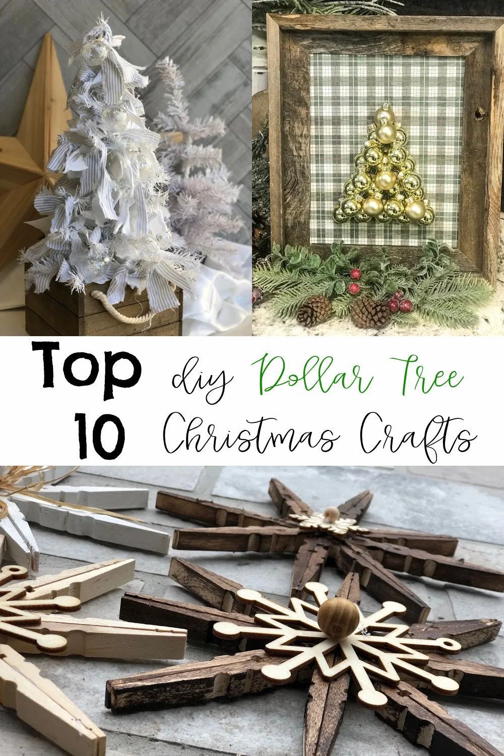 Top 10 Dollar Tree Christmas Projects - Re-Fabbed -   18 diy christmas decorations dollar tree simple ideas