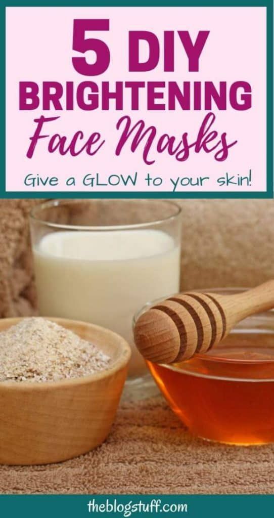 DIY Brightening Face Mask | 5 Recipes To Eliminate Dull and Lifeless Skin -   18 diy Face Mask brightening ideas