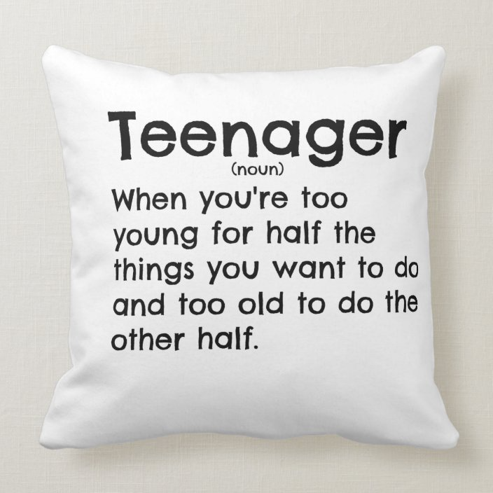 Teenager definition pillow for teens. -   18 diy Pillows for teens ideas