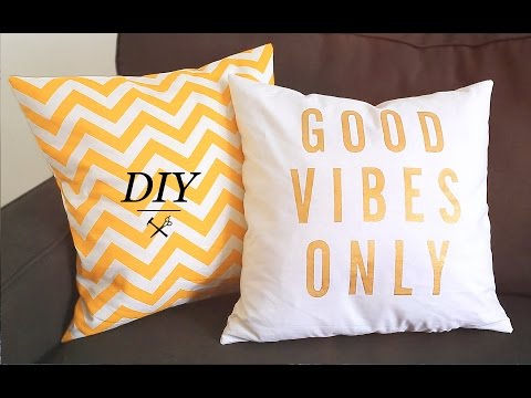 DIY PILLOW CASES -   18 diy Pillows for teens ideas