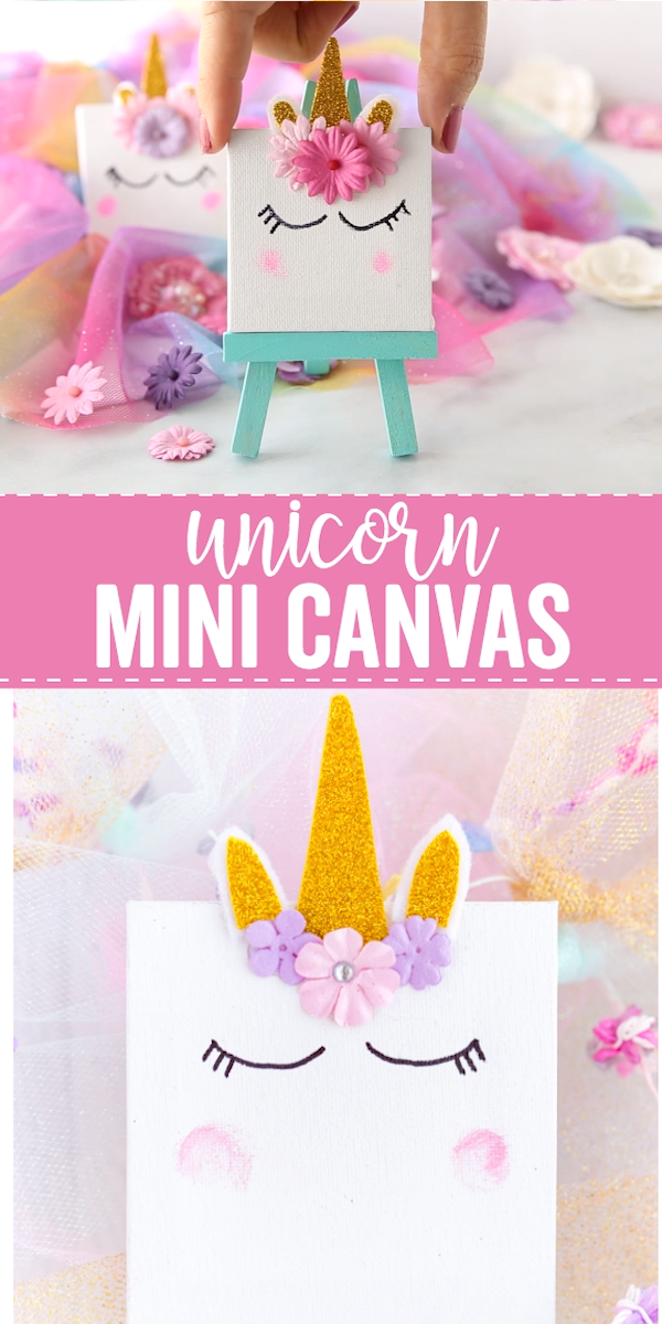Unicorn Mini Canvas -   18 diy projects for kids room ideas