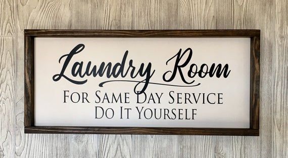 Laundry Room, rustic farmhouse sign , country wood signs, home decor, gift for her, Humor -   18 home decor signs funny ideas
