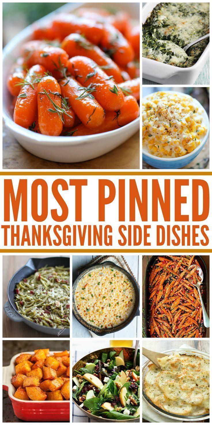 25 Most Pinned Side Dish Recipes (for Thanksgiving and Christmas!) -   18 thanksgiving recipes ideas