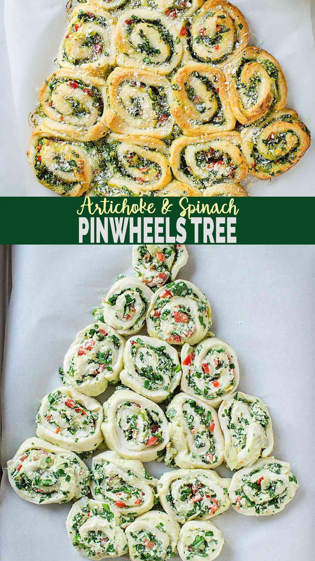 Quick And Easy Artichoke Spinach Pinwheels Christmas Tree -   18 xmas food appetizers snacks ideas
