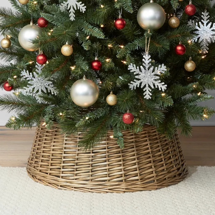 26in Split Willow Christmas Tree Collar - Wondershop -   18 xmas tree topper diy christmas ideas