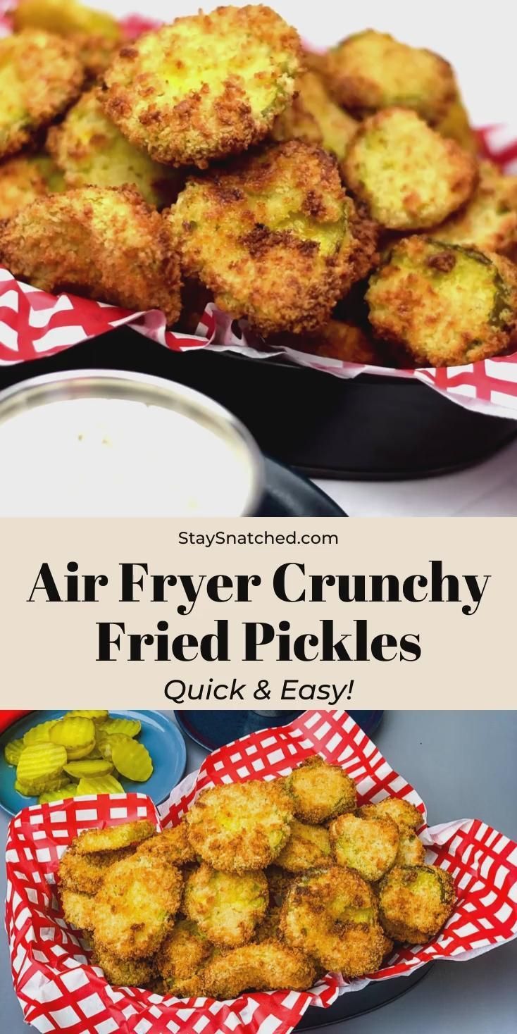 Easy, Air Fryer Crunchy Fried Pickles -   19 air fryer recipes easy ideas