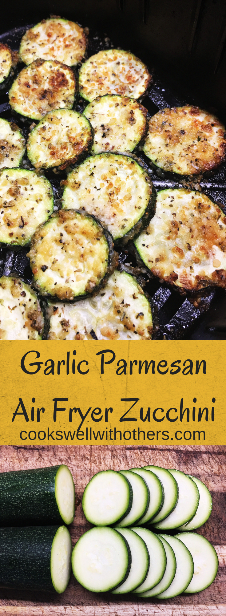 Garlic Parmesan Air Fryer Zucchini - Cooks Well With Others -   19 air fryer recipes healthy vegetables ideas