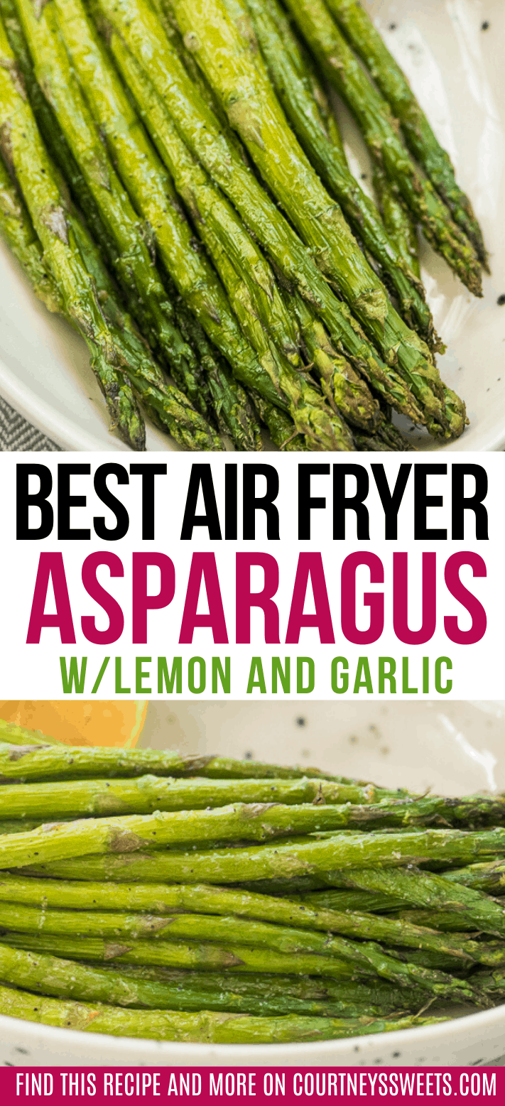 Air Fryer Asparagus with Lemon and Garlic -   19 air fryer recipes healthy vegetables ideas