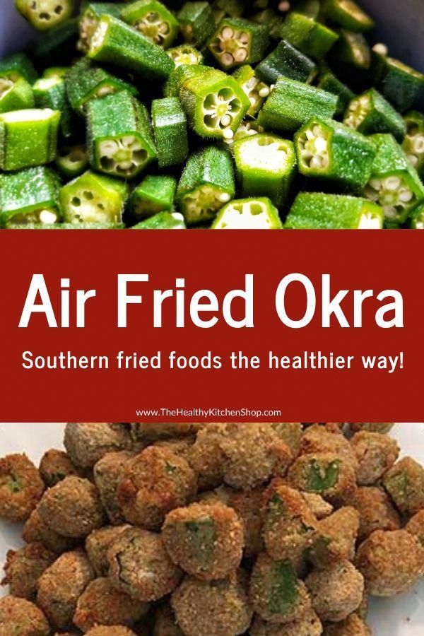 Air Fried Okra Recipe from The Air Fryer Bible Cookbook -   19 air fryer recipes healthy vegetables ideas