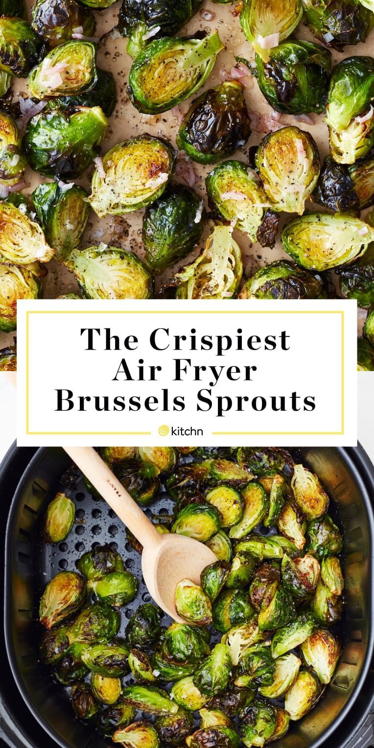 Air Fryer Brussels Sprouts Are Impossibly Crispy -   19 air fryer recipes healthy vegetables ideas