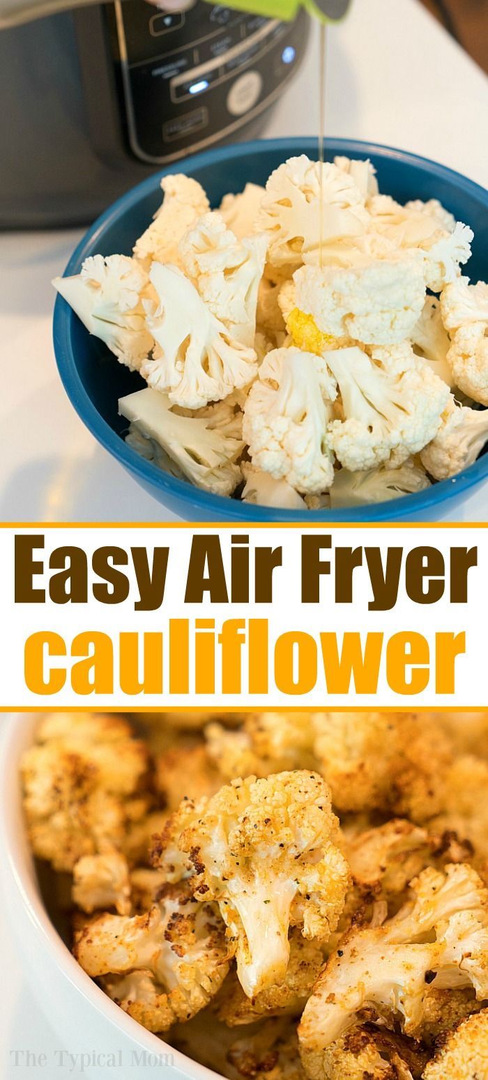 Low Carb Tender & Crispy Air Fryer Cauliflower -   19 air fryer recipes healthy vegetables ideas
