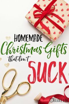 Cheap DIY Christmas Gifts That Don't Suck -   19 best diy Gifts ideas