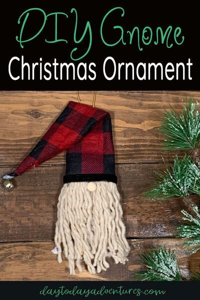 How to make  an easy DIY Gnome Christmas Ornament — Day to Day Adventures -   19 christmas decor diy how to make ideas