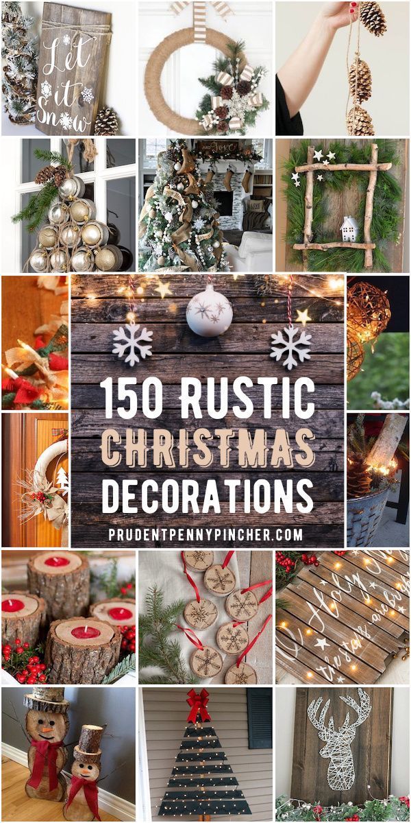 150 Rustic Christmas Decor DIY Ideas -   19 christmas decor diy how to make ideas