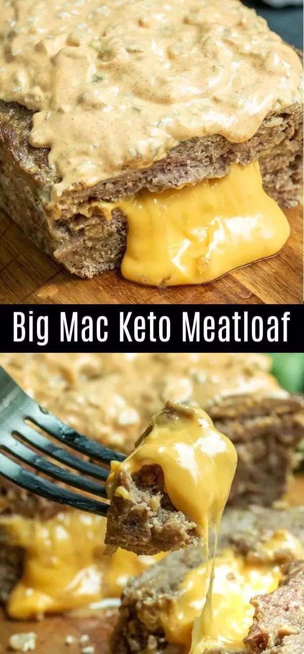 Big Mac Keto Meatloaf -   19 dinner recipes with ground beef low carb ideas