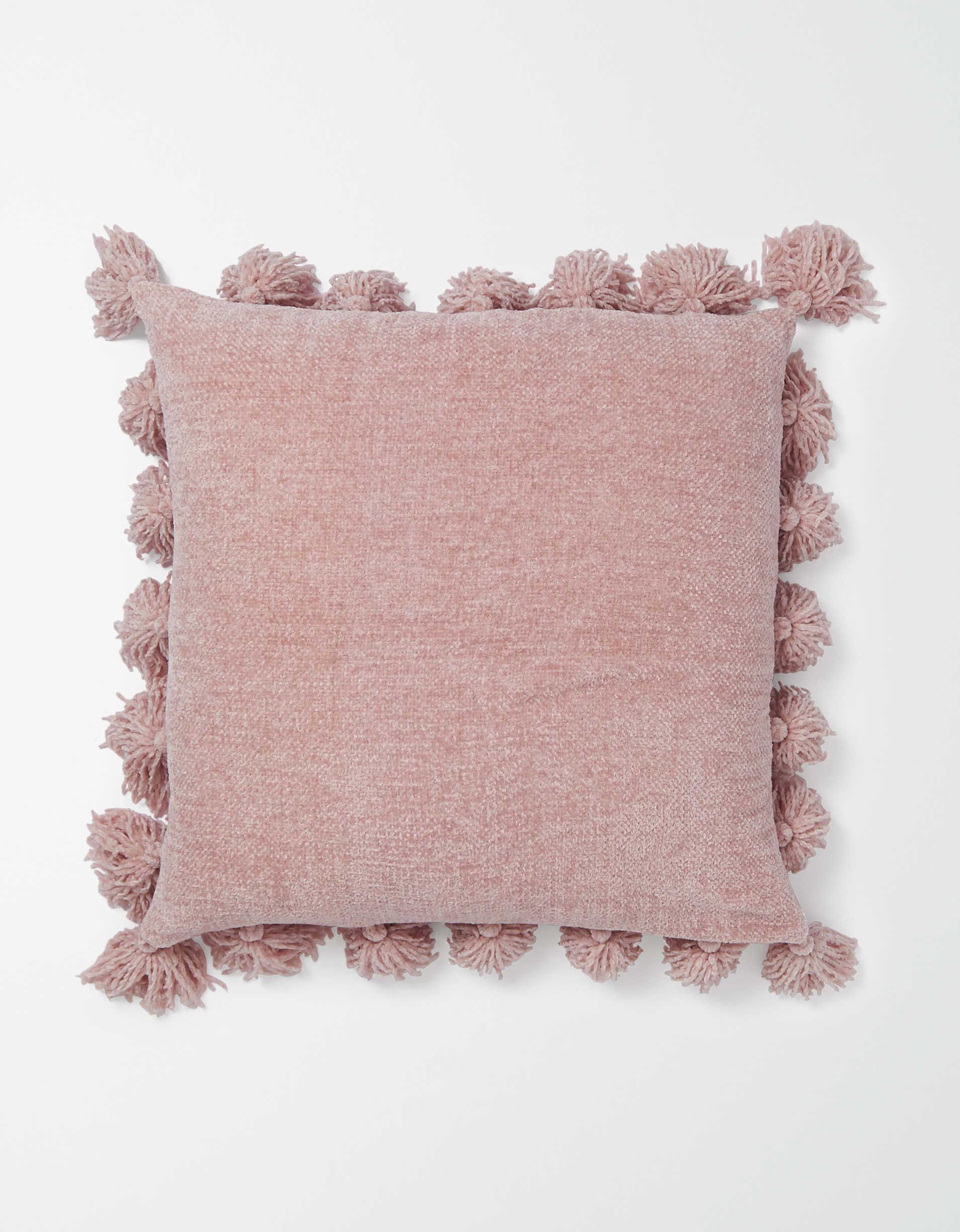 Dormify Chenille Knit Tassel Pillow -   19 diy Pillows with tassels ideas