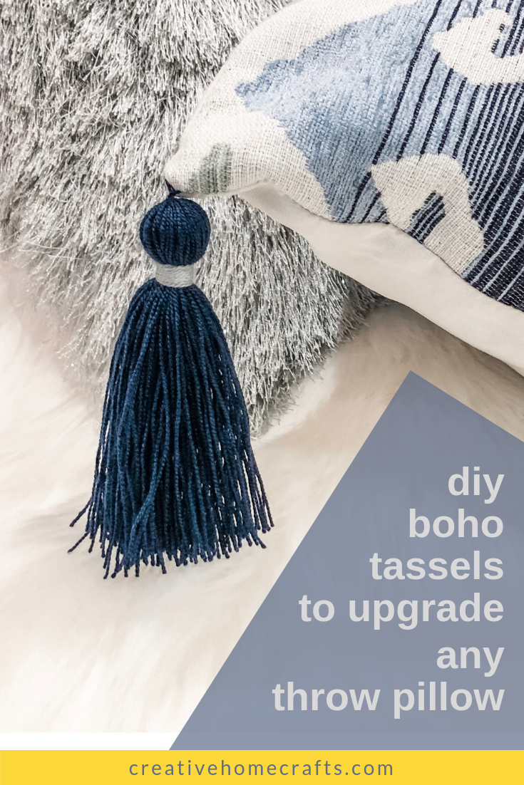 Easy DIY Boho Pillow Craft Idea -   19 diy Pillows with tassels ideas