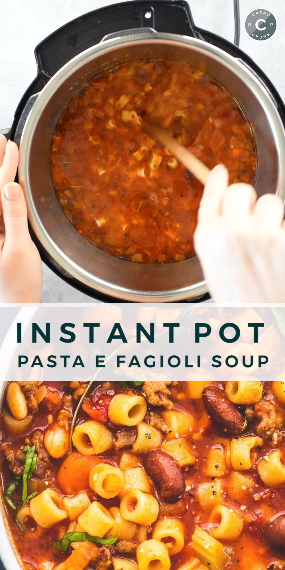 Instant Pot Pasta e Fagioli Soup -   19 healthy instant pot recipes easy ideas