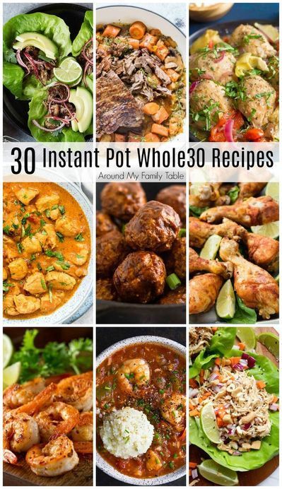 One Month of Whole30 Instant Recipes -   19 healthy instant pot recipes easy ideas
