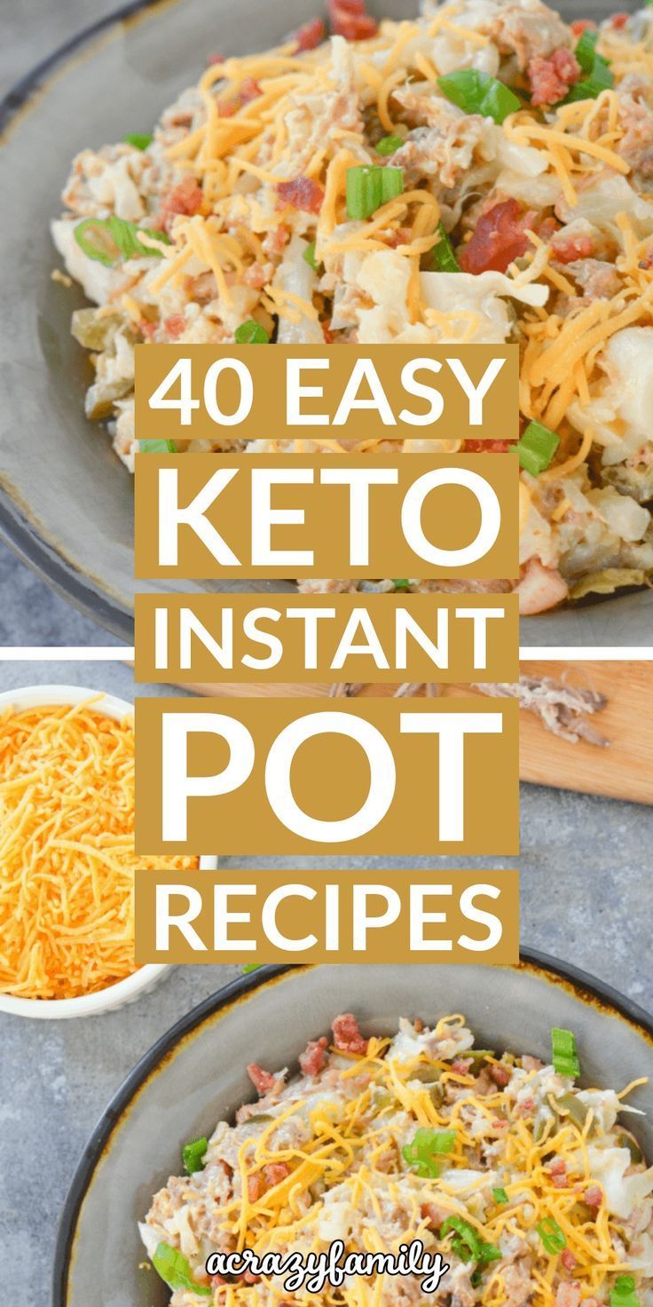 40 Easy Instant Pot Keto Recipes You Must Try -   19 healthy instant pot recipes easy ideas