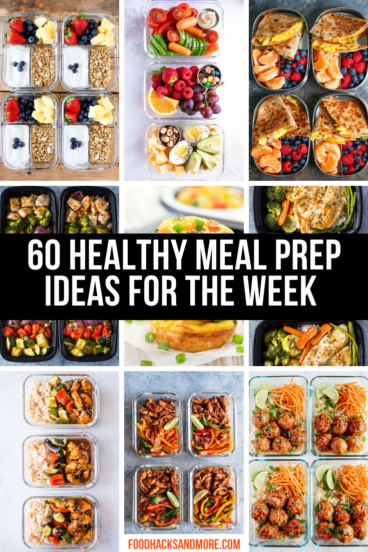 60 Healthy Meal Prep Ideas for The Week -   19 meal prep recipes healthy easy ideas