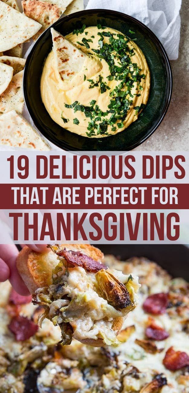 19 Thanksgiving Dips That Will Feed A Crowd -   19 thanksgiving recipes appetizers dips ideas