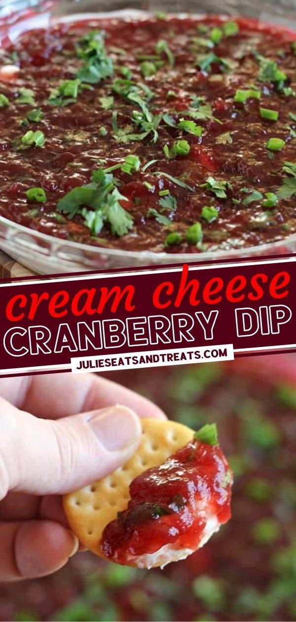 Cream Cheese Cranberry Dip -   19 thanksgiving recipes appetizers dips ideas