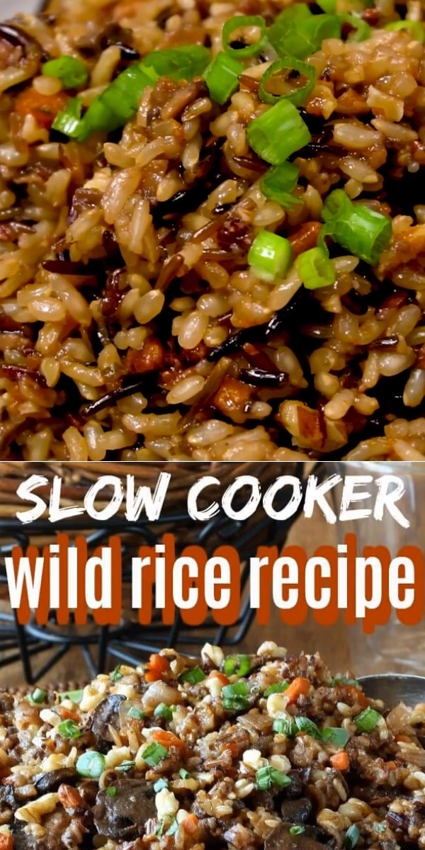 Crock Pot Wild Rice with Pecans -   19 thanksgiving recipes side dishes veggies slow cooker ideas