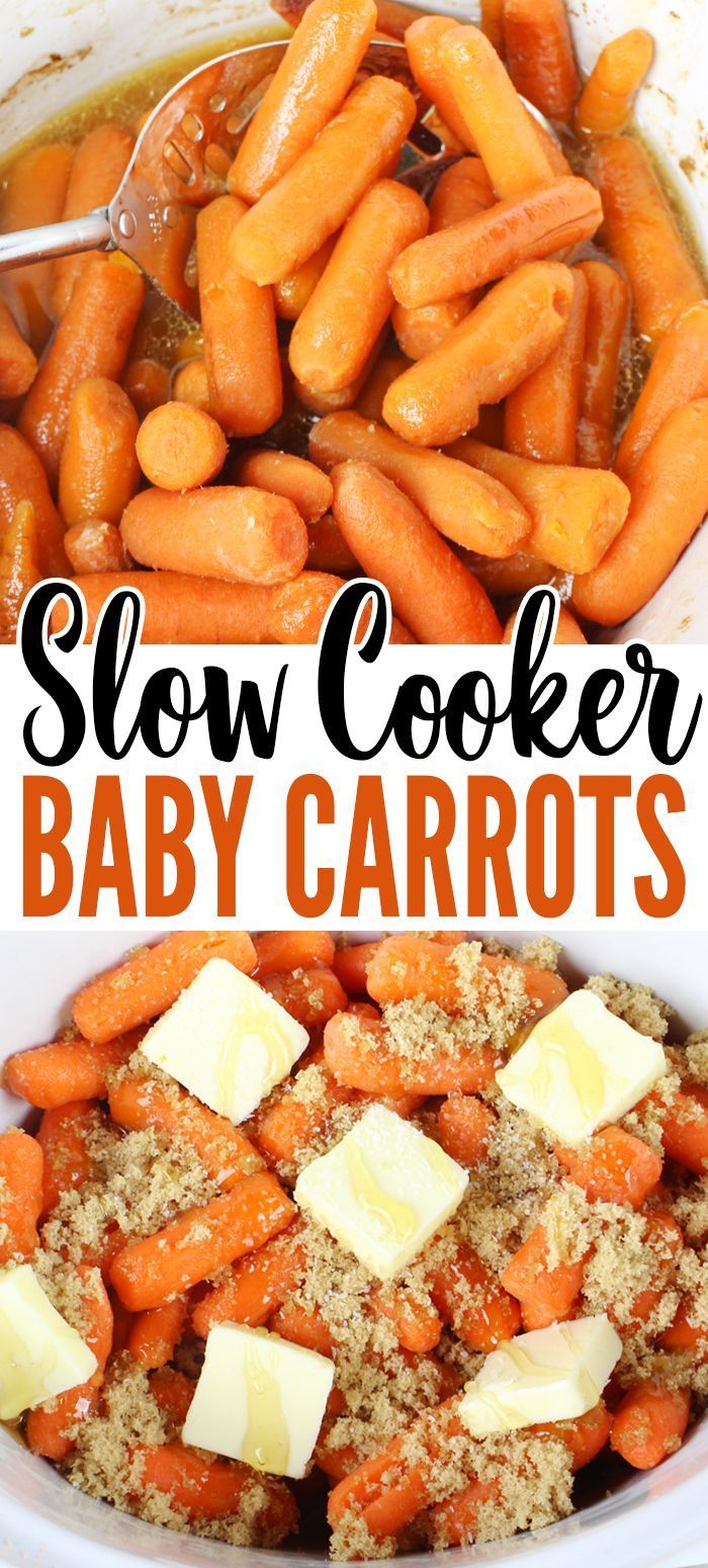 Slow Cooker Baby Carrots Recipe -   19 thanksgiving recipes side dishes veggies slow cooker ideas