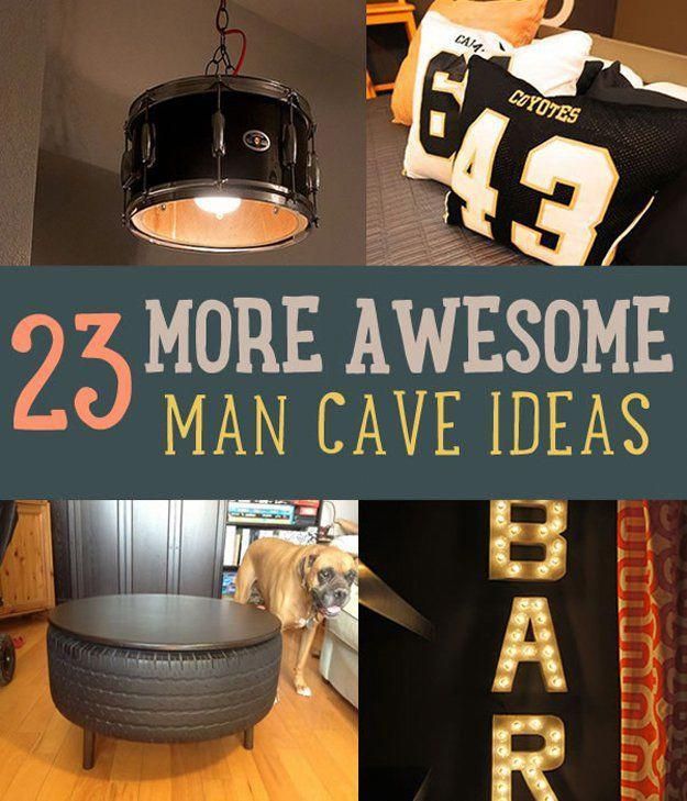23 More Awesome Man Cave Ideas For Manly Crafts Lovers | DIY Projects -   22 diy projects for men man caves ideas