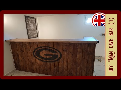 Homemade bar for your Man Cave (Part 1) | DIY bar -   22 diy projects for men man caves ideas