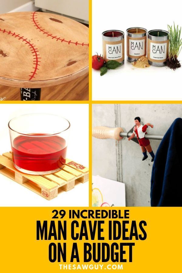29 Incredible Man Cave Ideas on a Budget - DIY Projects -   22 diy projects for men man caves ideas